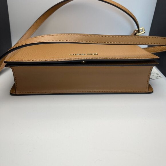 Michael Kors Jet Set Medium Pebbled Leather Front-Flap Crossbody Bag - NWT - Picture 5 of 8